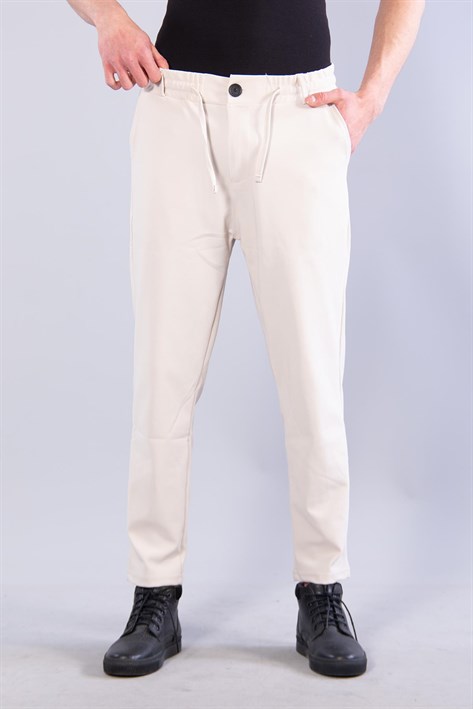 Beli İpli Pike Pantolon