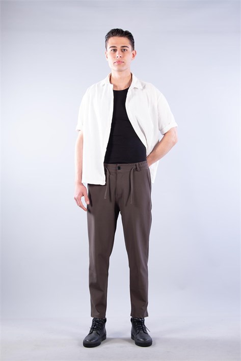 Beli İpli Pike Pantolon