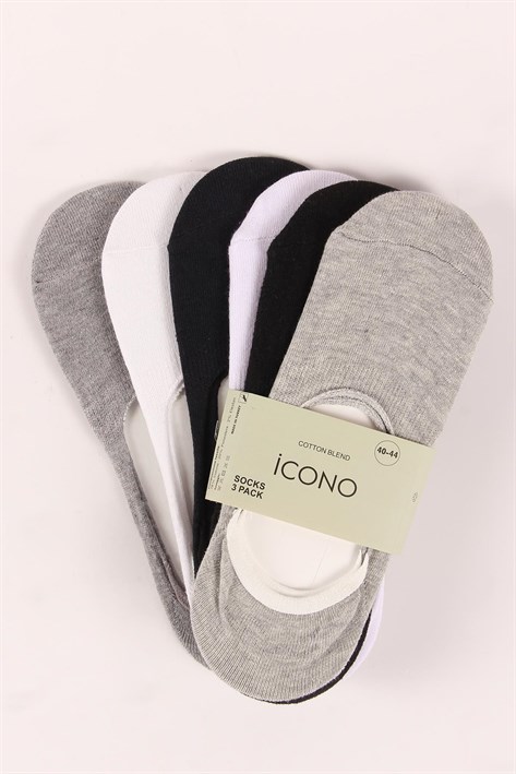 Erkek Silikonlu Babet Çorap