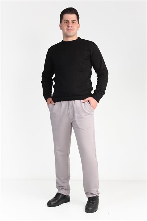 Model 3 Çift Cep Torba Ve Fermuarlı Sağ Cep Logolu Eşofman Altı