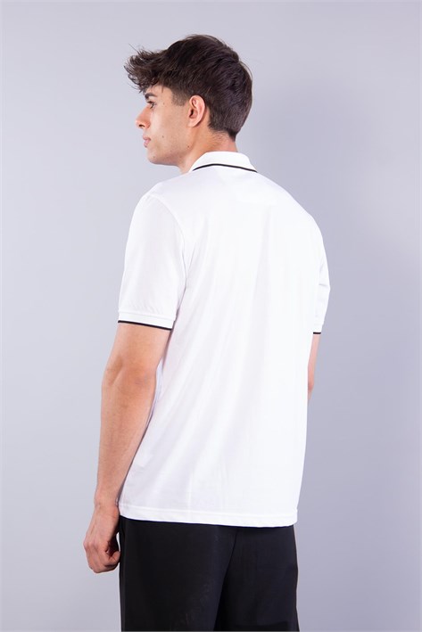 V7055 Polo Yaka Fermuarlı T-shirt