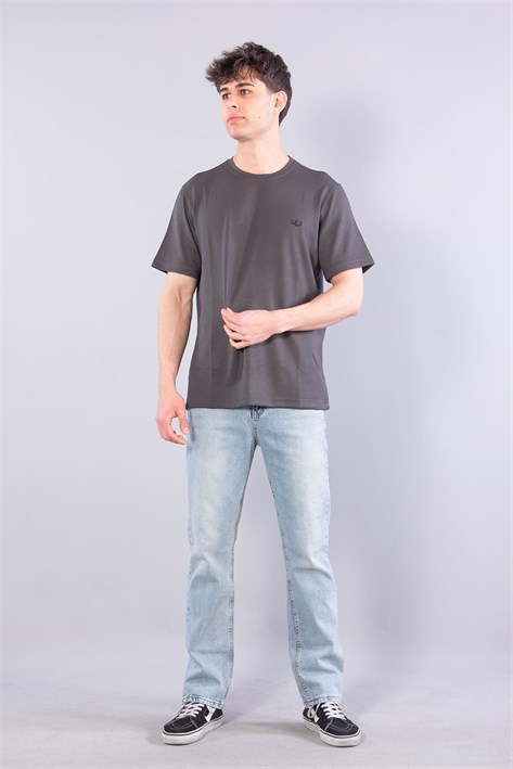 V7195 Modal O Yaka T-shirt