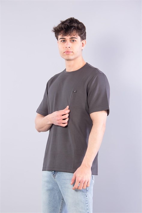 V7195 Modal O Yaka T-shirt