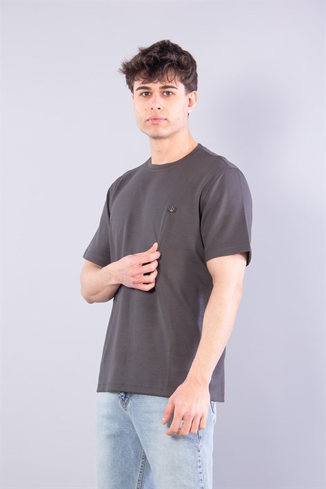 V7195 Modal O Yaka T-shirt