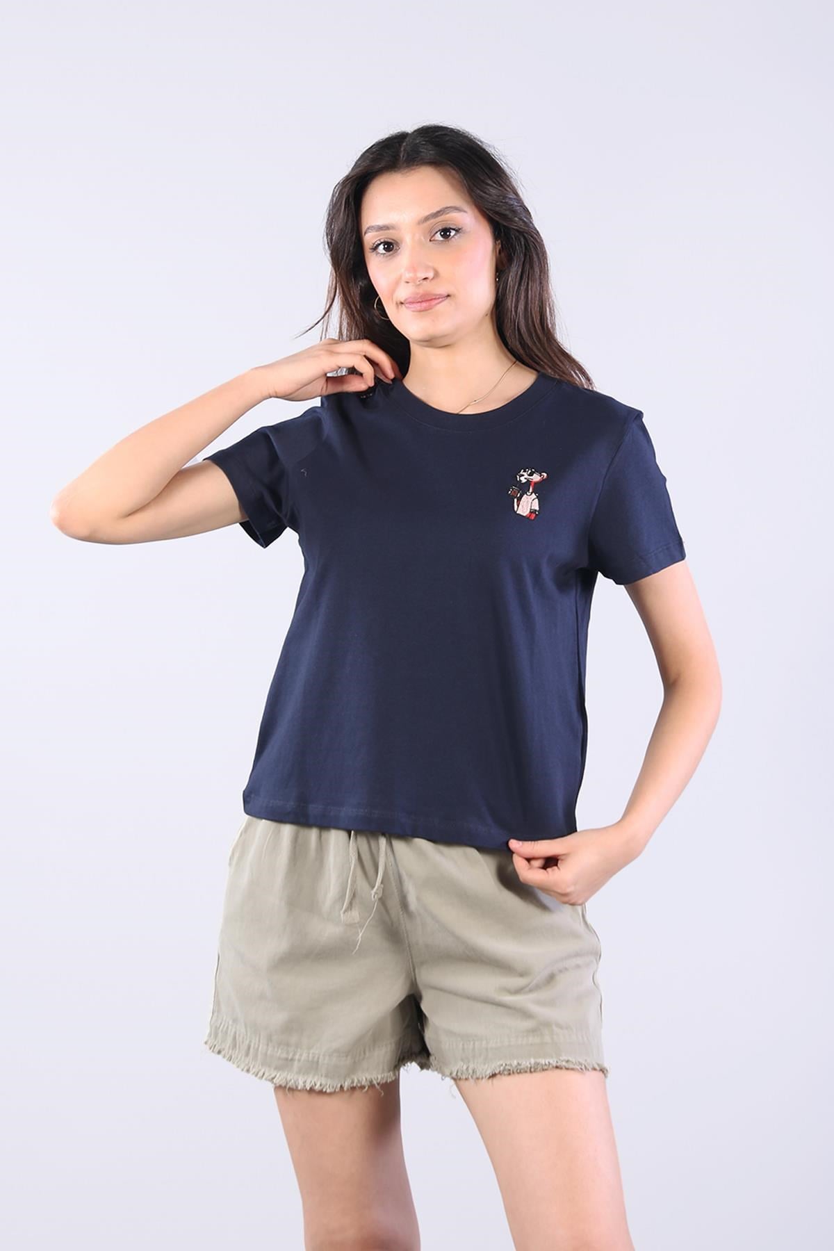 T-shirtmckanzie10457 Flamingo Baskılı O Yaka T-shirtkadınerkek
