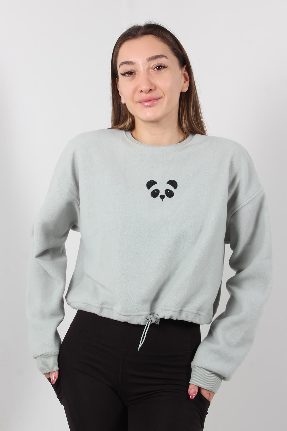 20242 Panda Ay Nak l Bisiklet Yaka Polar Sweat 603BK020057
