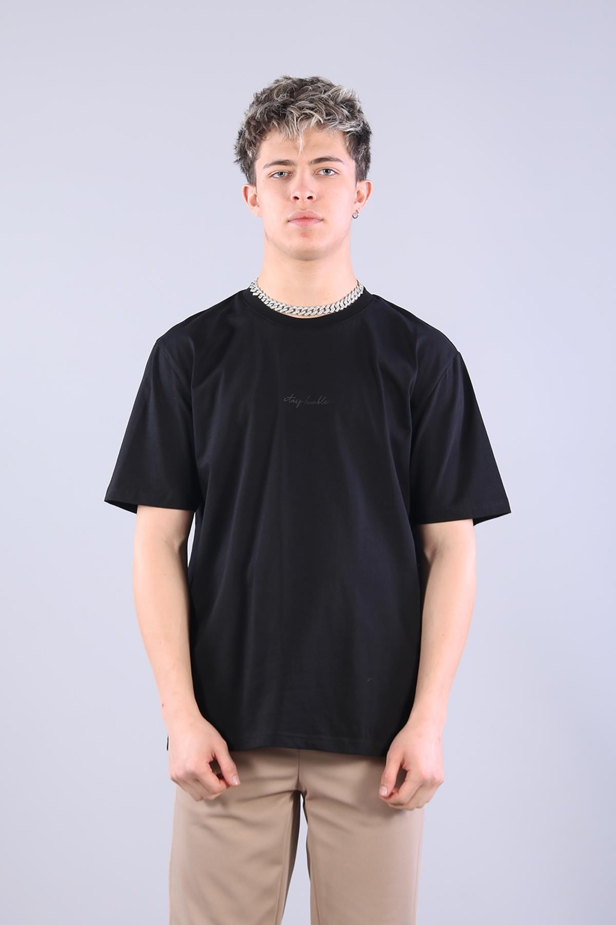 T-shirtmckanzie2271 Baskı 4 O yaka 24*1 Süprem Oversize T-shirtkadınerkek