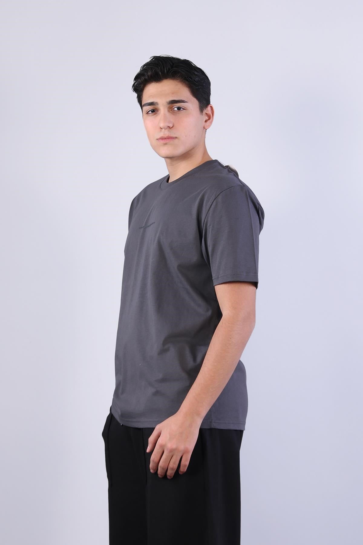 T-shirtmckanzie2271 Baskı 5 O yaka 24*1 Süprem Oversize T-shirtkadınerkek