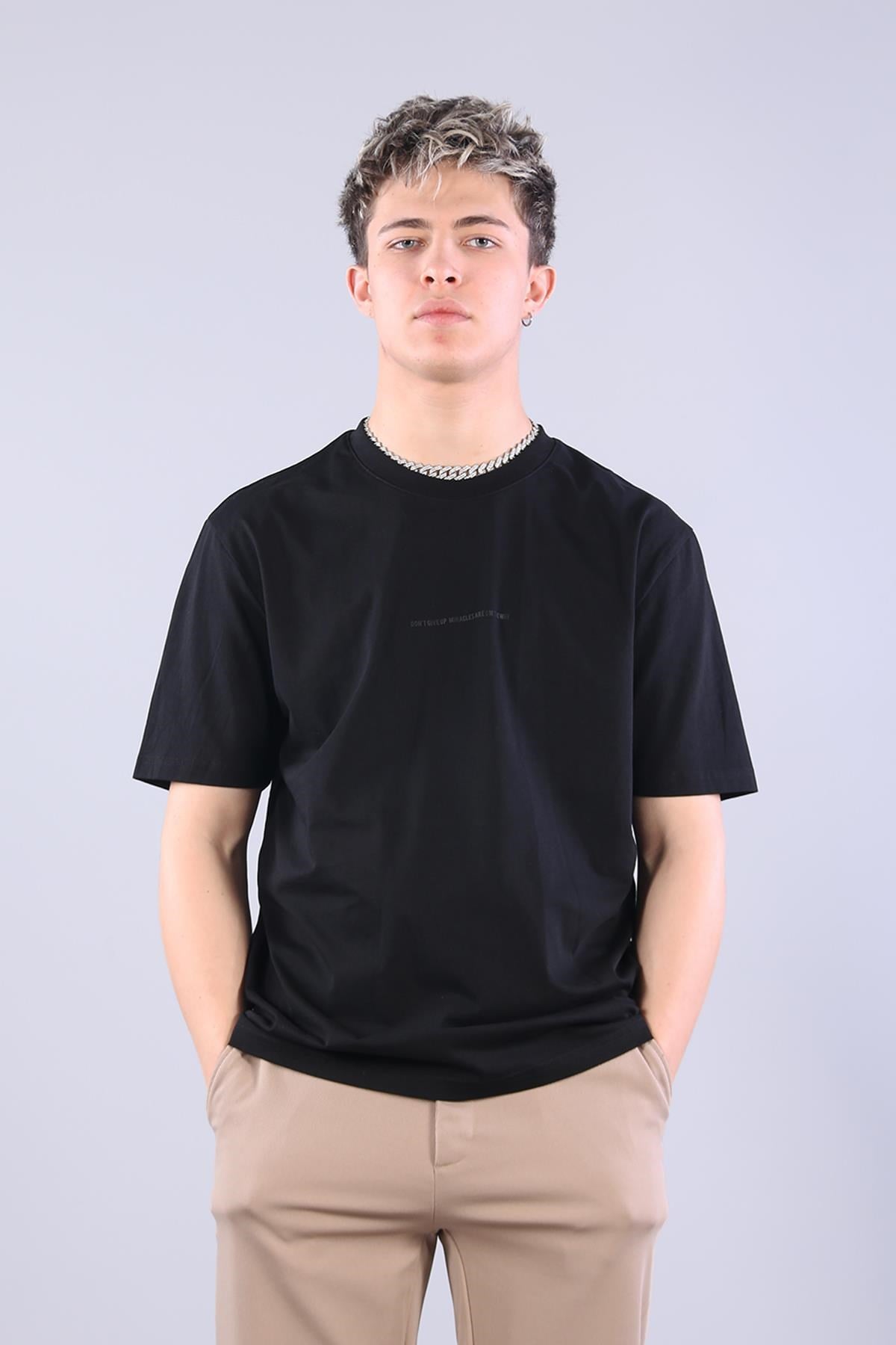 T-shirtmckanzie2271 Baskı 5 O yaka 24*1 Süprem Oversize T-shirtkadınerkek