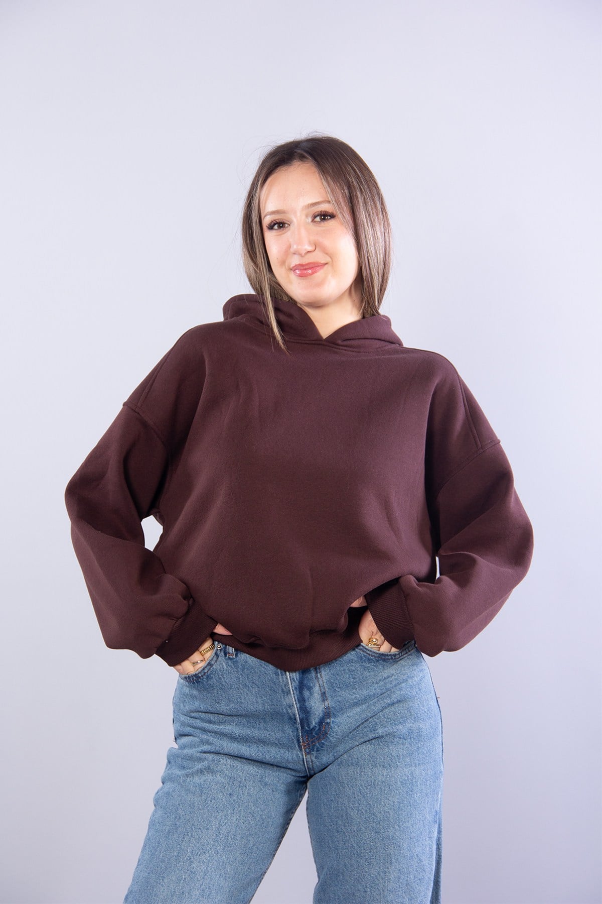 Sweatmckanzie25122 Kapşonlu 3 İplik Sweatkadınerkek