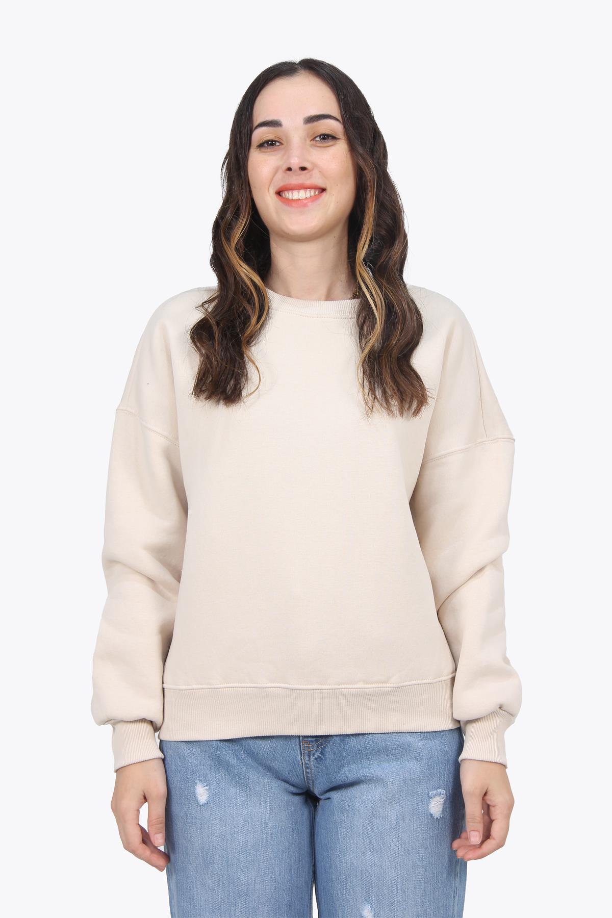 Sweatmckanzie2567 O Yaka Şardonlu Sweatkadınerkek