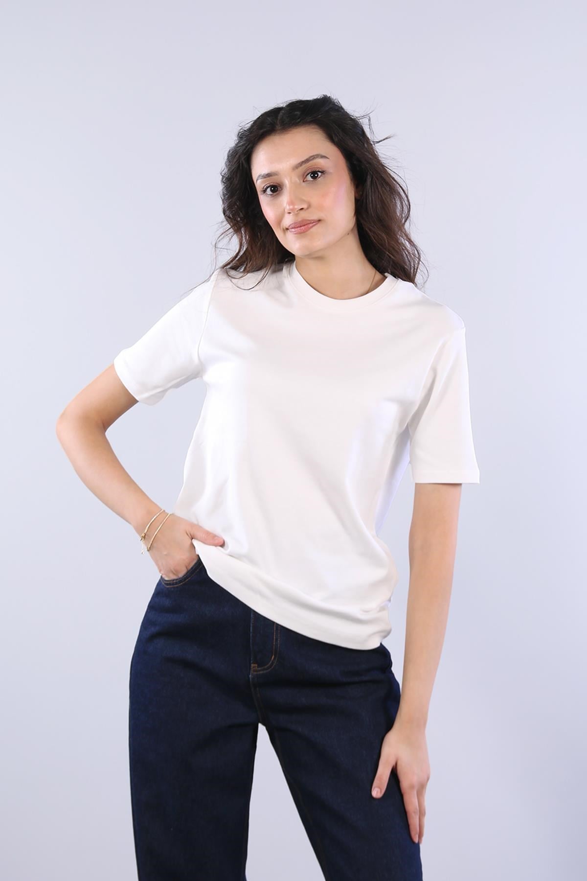 T-shirtmckanzie26650 İnterlok O Yaka Oversize T-shirtkadınerkek