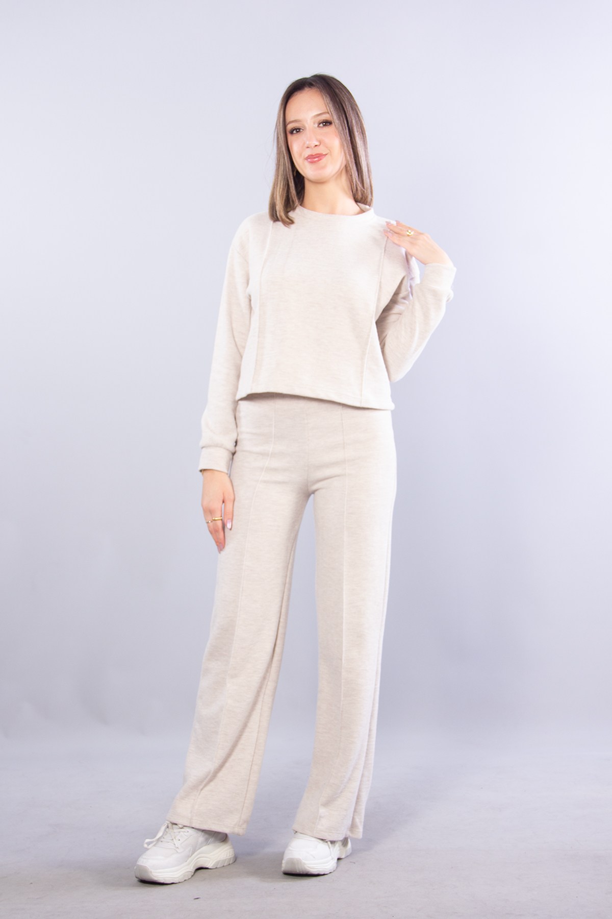 Takımmckanzie27101 Pantolon Alt Fitilli O Yaka Üst Selanik Takımkadınerkek