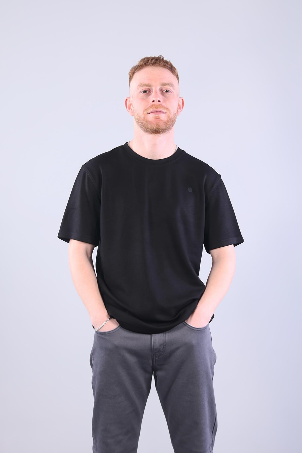 T-shirtmckanzie4028 (1229) Modal Kumaş O Yaka T-shirtkadınerkek