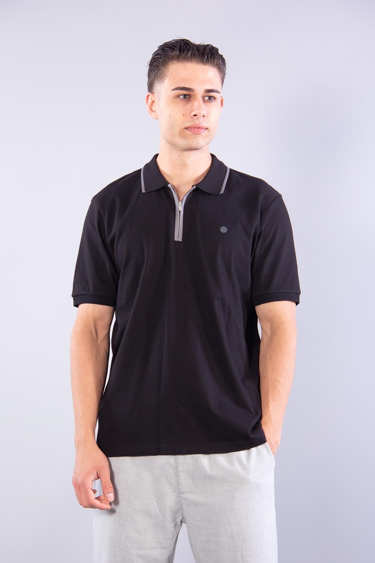 T-shirtmckanzie4062 Polo Yaka Fermuarlı T-shirtkadınerkek