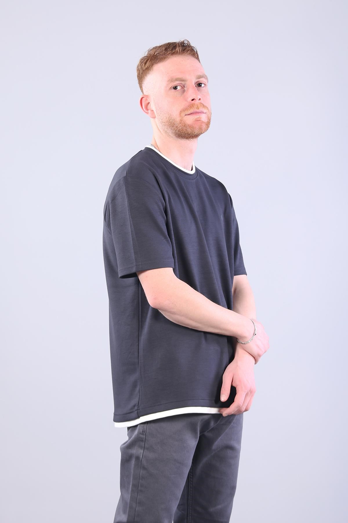 T-shirtmckanzie4091 O Yaka Etek Ucu Farklı T-shirtkadınerkek