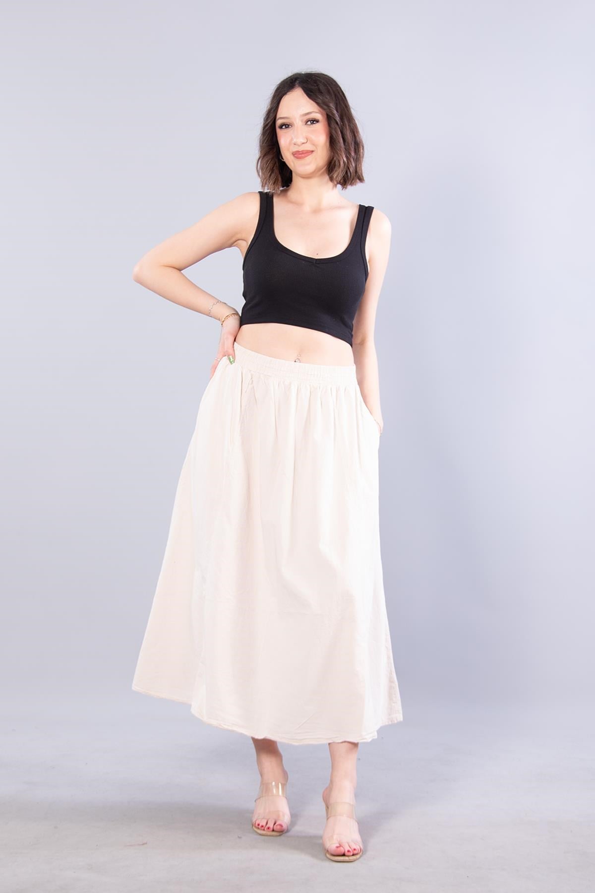 Etekmckanzie4449 Poplin Uzun Etekkadınerkek