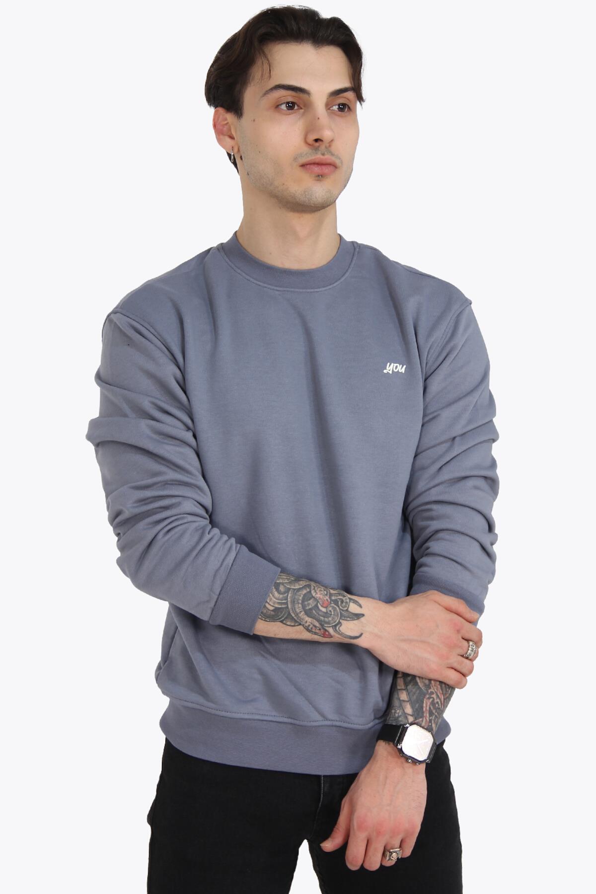 Sweatmckanzie5784 You Yazılı O Yaka Sweatkadınerkek