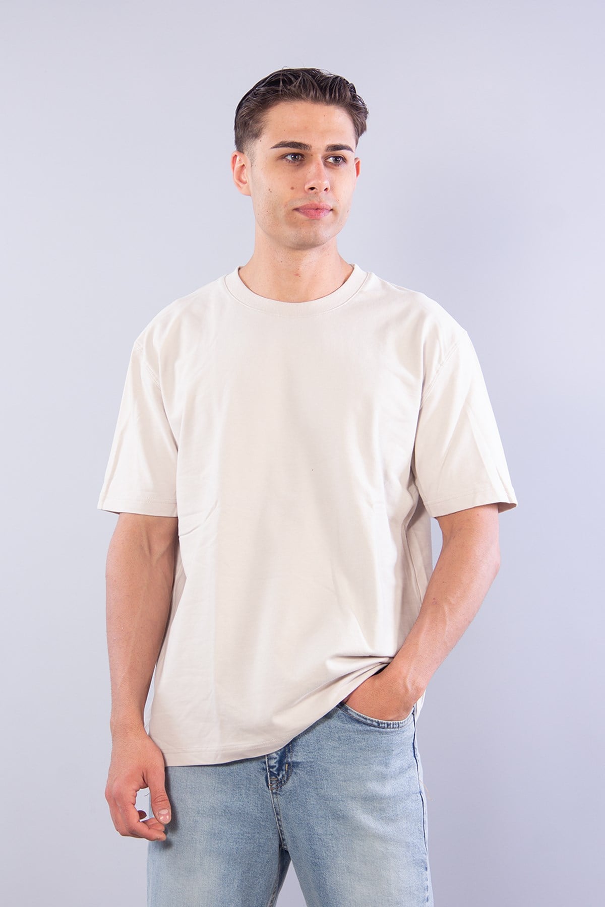 T-shirtmckanzie5930 Fırçalı İki İplik O Yaka T-shirtkadınerkek