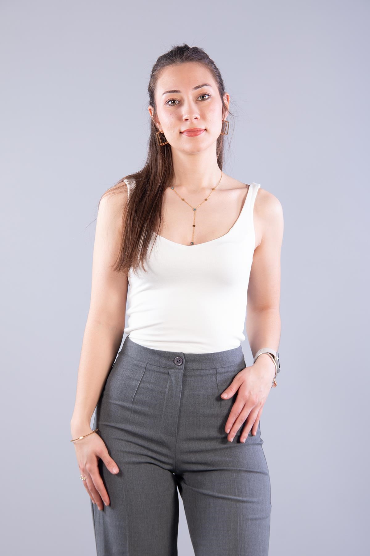Bodymckanzie6621 (N-2262) Kalın Askılı Bodykadınerkek