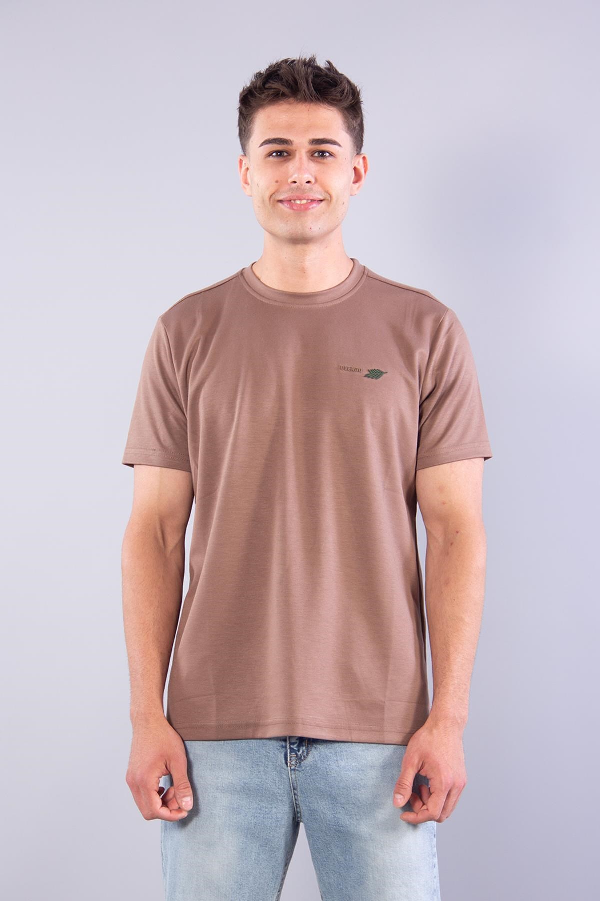 T-shirtmckanzie8342 Modal Overdo Yazılı O Yaka T-shirtkadınerkek