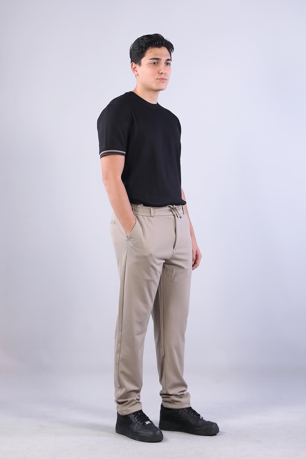 Pantolonmckanzie950 Pütürlü Kumaş Jogger Pantolonkadınerkek