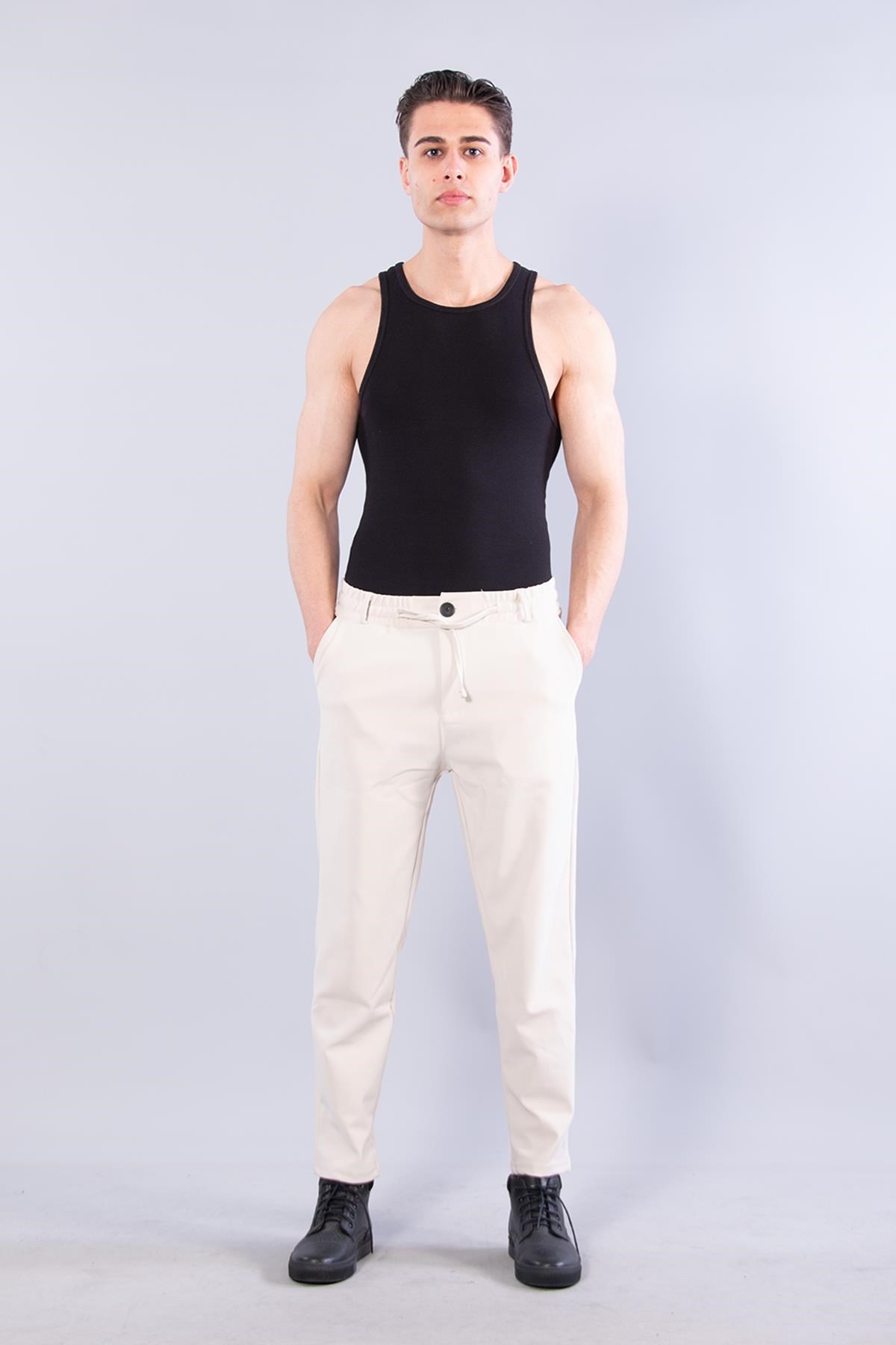 PantolonmckanzieBeli İpli Pike Pantolonkadınerkek