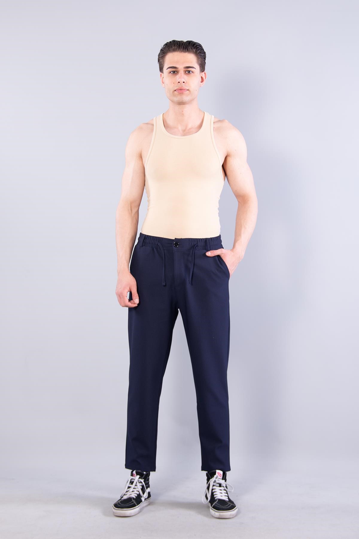 PantolonmckanzieBeli İpli Pike Pantolonkadınerkek