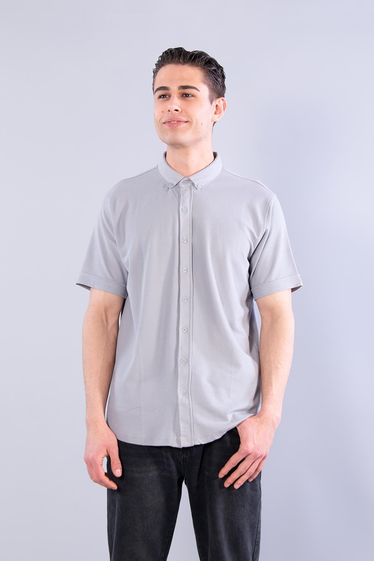 GömlekmckanzieV7070 American Oxford Kısa Kol Gömlekkadınerkek