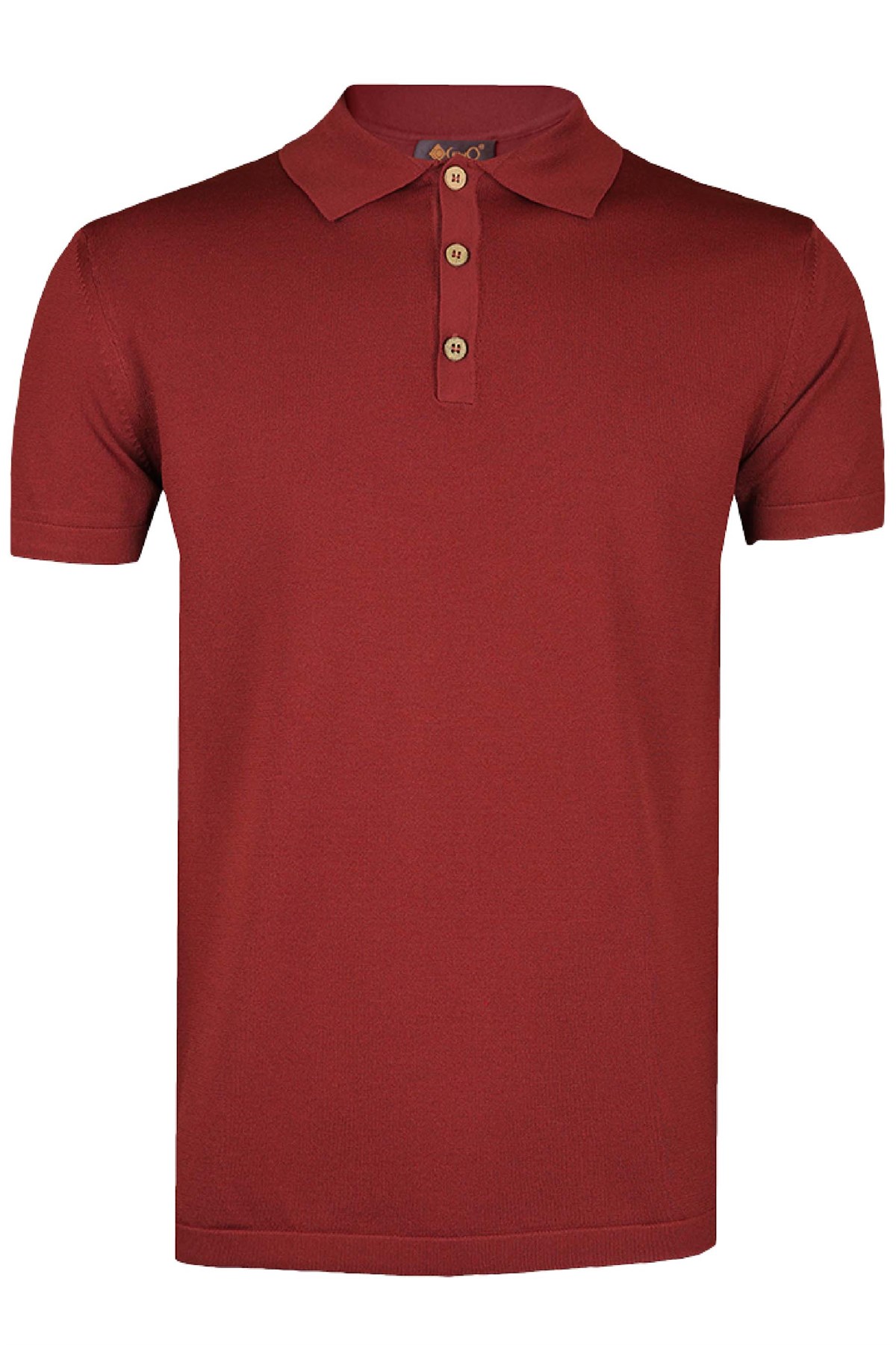 Basic Kiremit Polo Triko Tişört