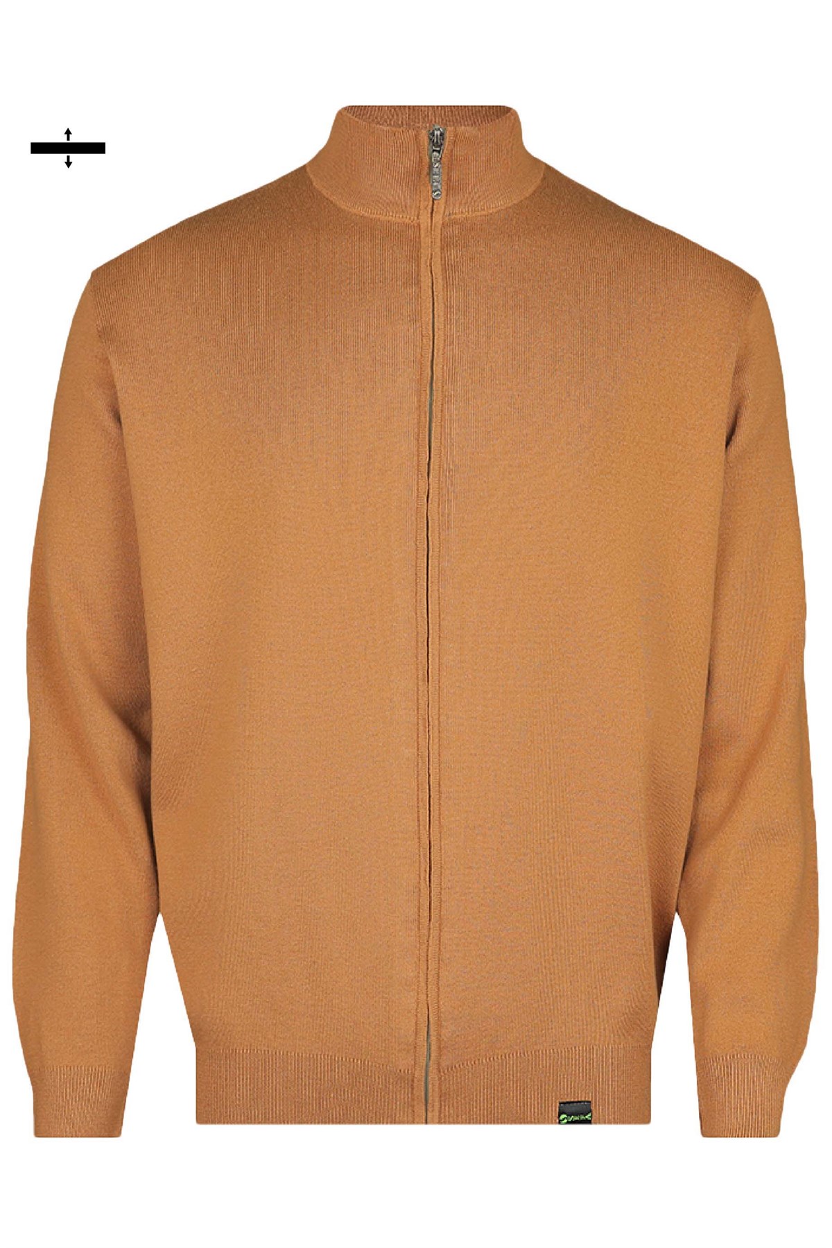 Çelik Örme Klasik Kalıp Pamuk - Akrilik Yarım Balıkçı Yaka Yavruağzı Triko Hırka