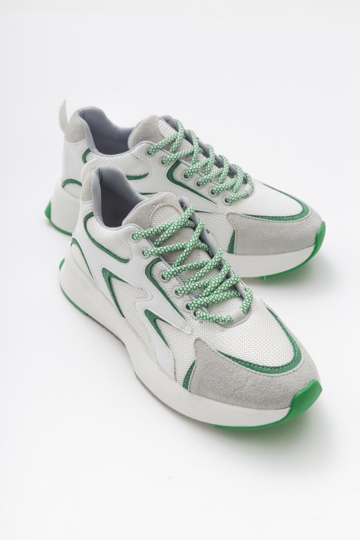 MALTA Beyaz Yeşil Kadın Spor Ayakkabı