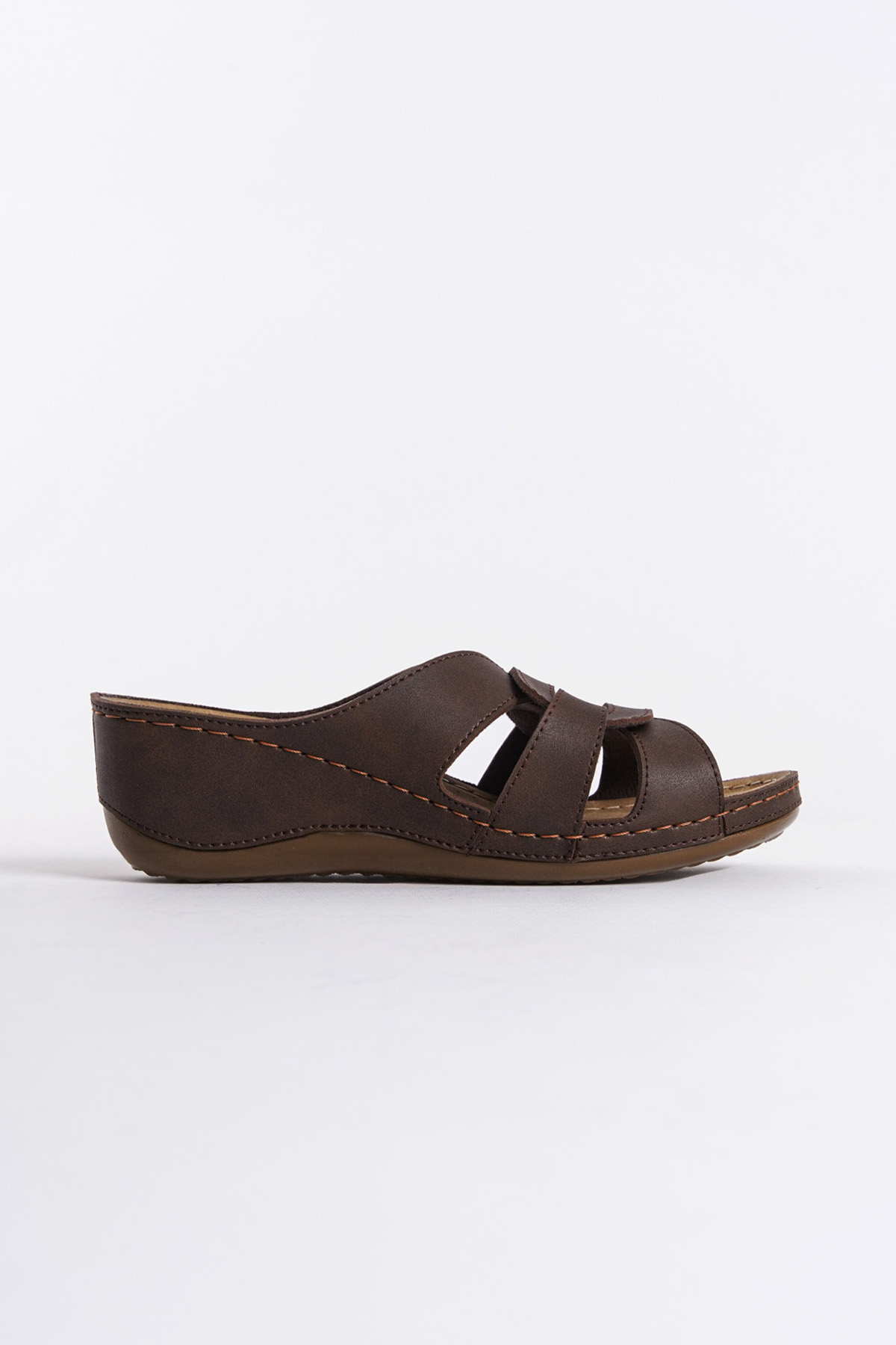 Capone 6319 Women Brown Slingback Comfort Anatomical Sandals