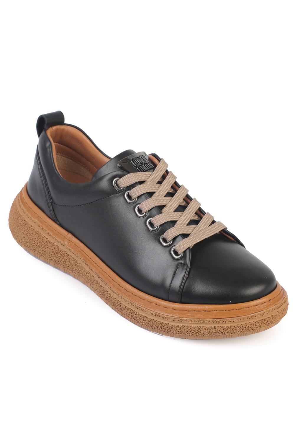Capone Aurora Genuine Leather Comfort Women Black Loafer