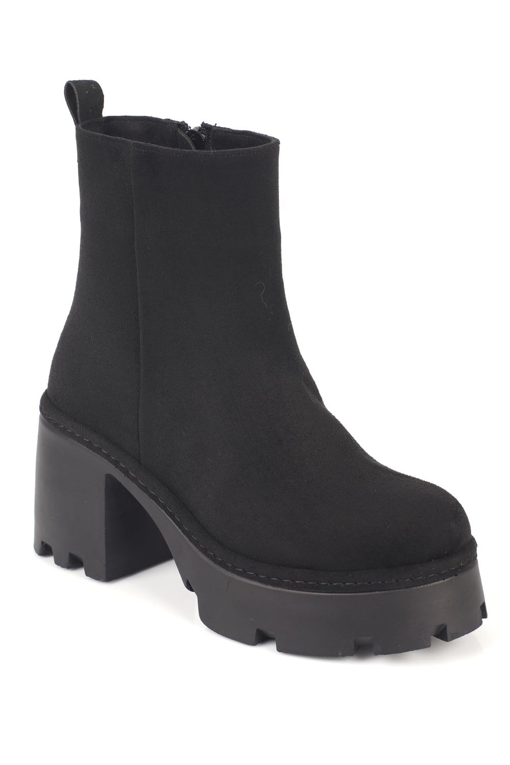 Capone Dalenna Women Suede Black Ankle Boot