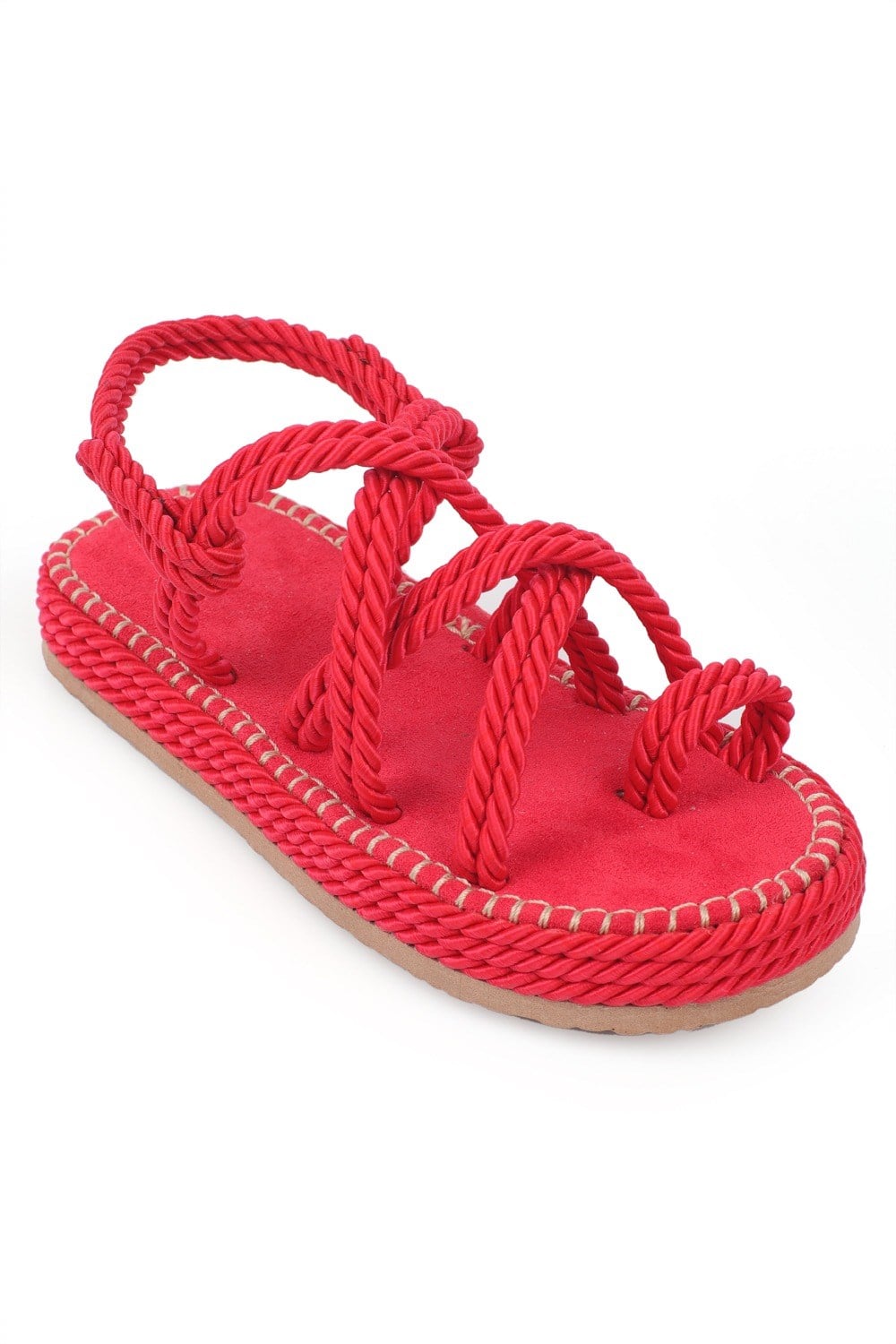 Capone Eden Wedge Heel Rope Woman Sandals