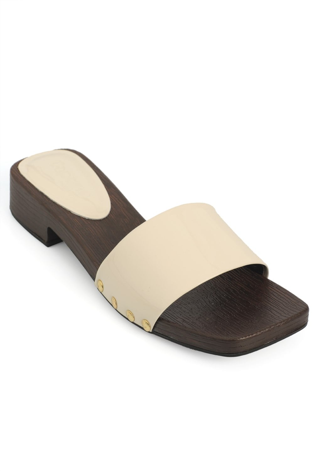 Capone Genuine Leather Suede Women White Clog