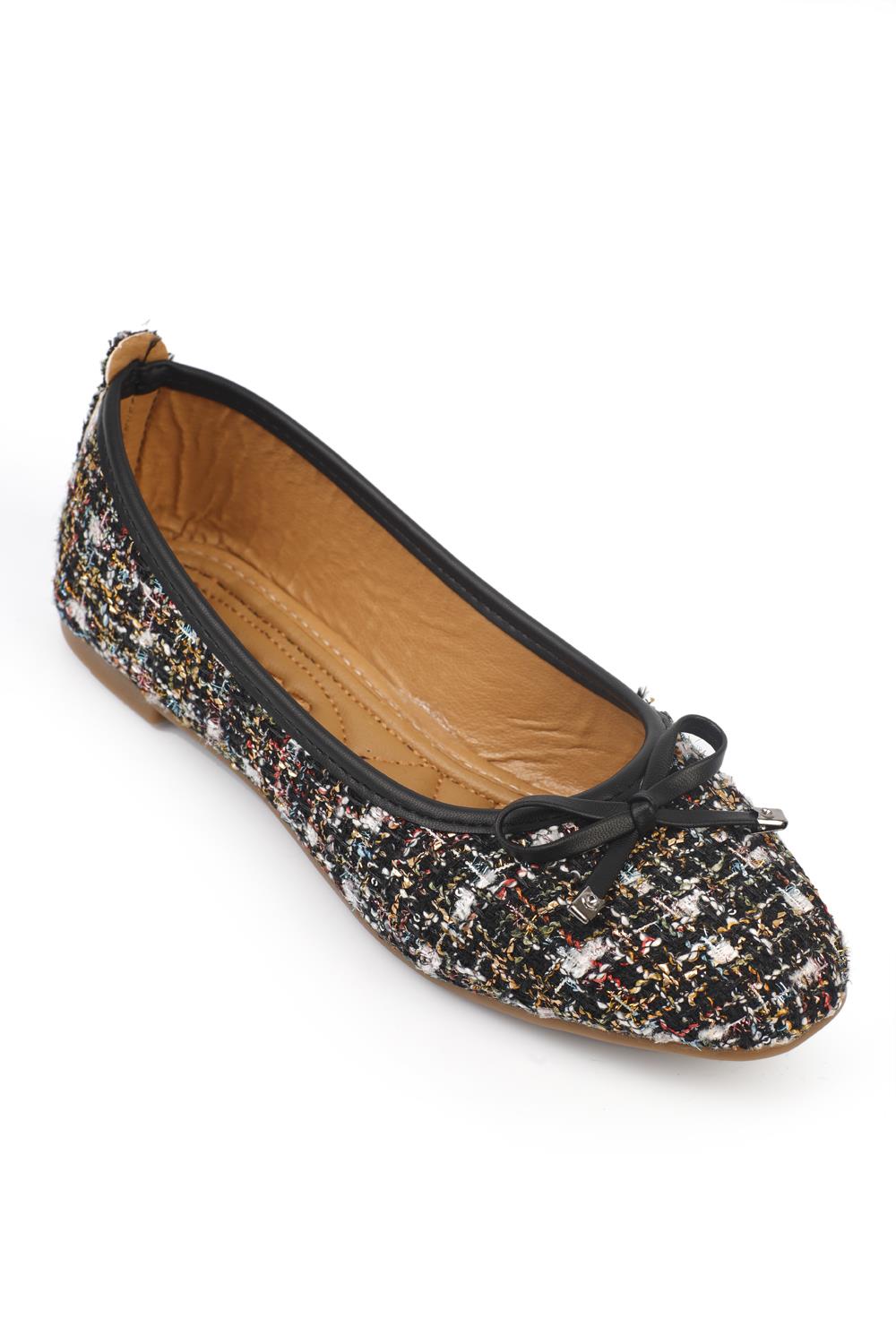 Capone Hana Trend Women Black Ballet Flats