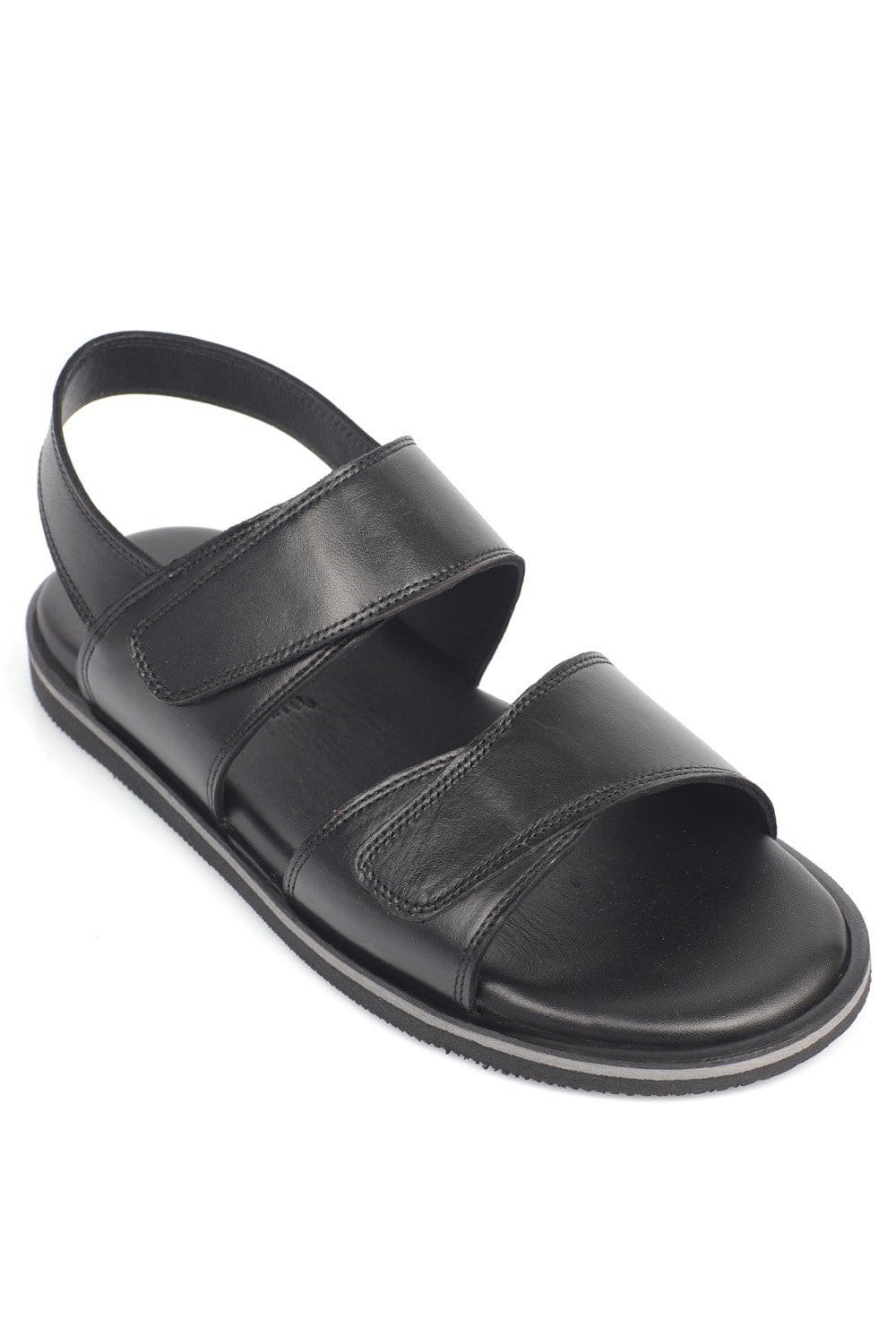 Capone Hook and Loop Double Band Open Toe Men Sandal