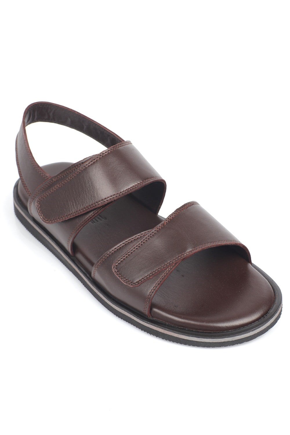 Capone Hook and Loop Double Band Open Toe Men Sandal