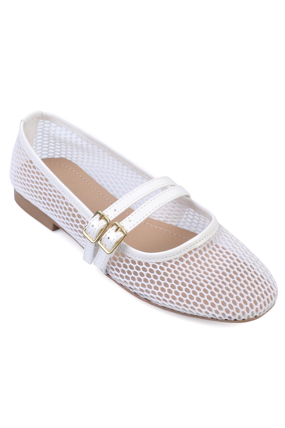 Capone June Women White Ballerina