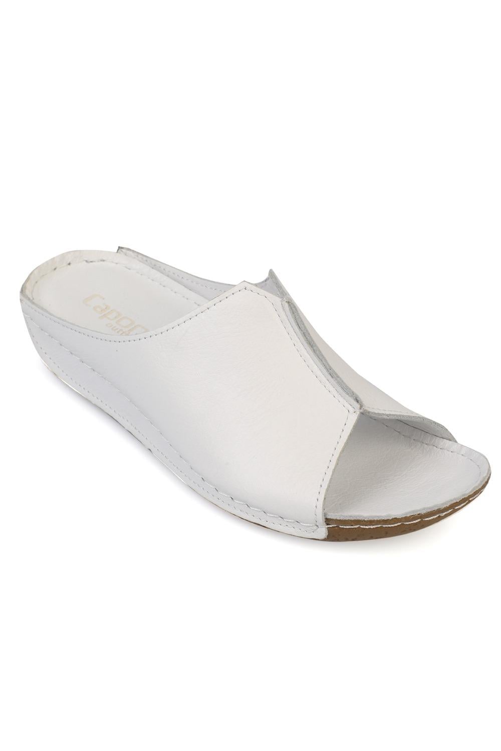 Capone Marielle Genuine Leather Soft Comfort Women White Sandal