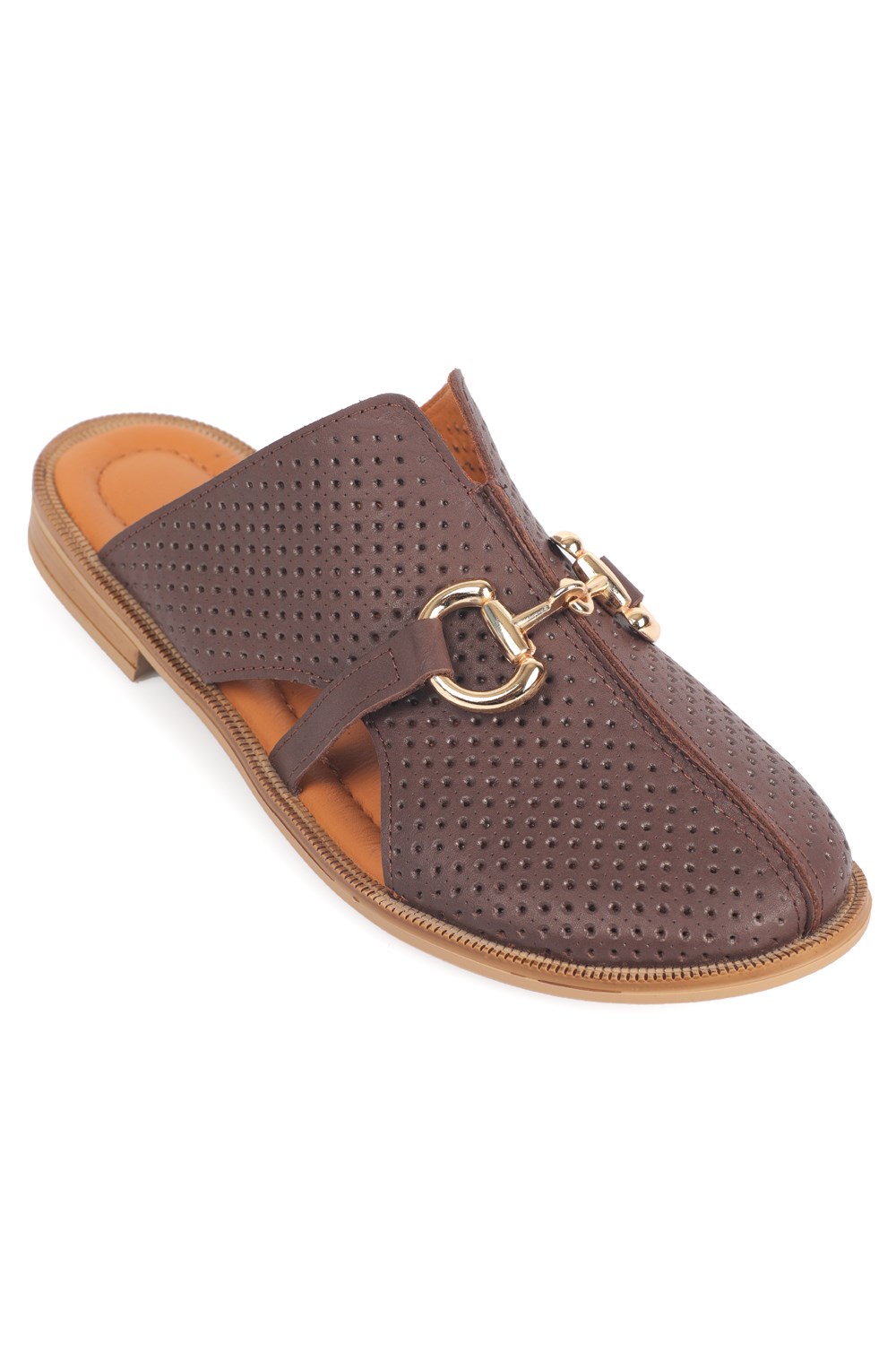 Capone Outfitters 2504 Women Brown Mule