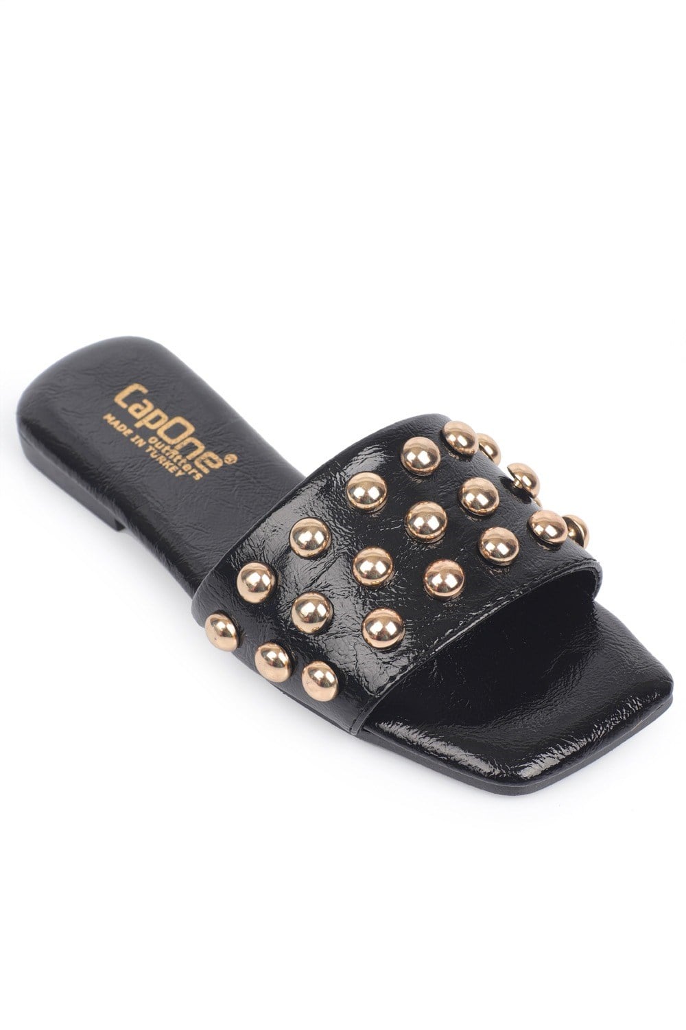 Capone Outfitters 2641 Women Black Sandal
