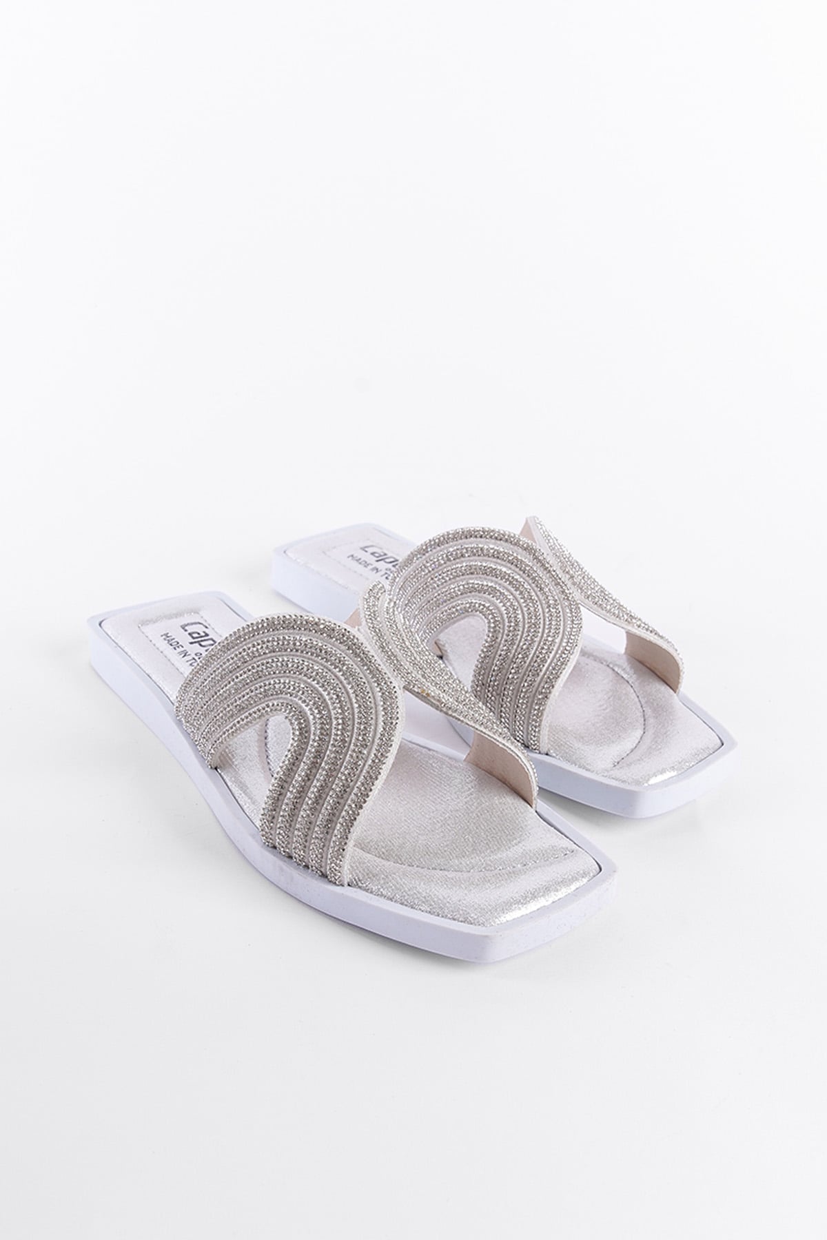 Capone Outfitters HRM11 Women Silver Sandal