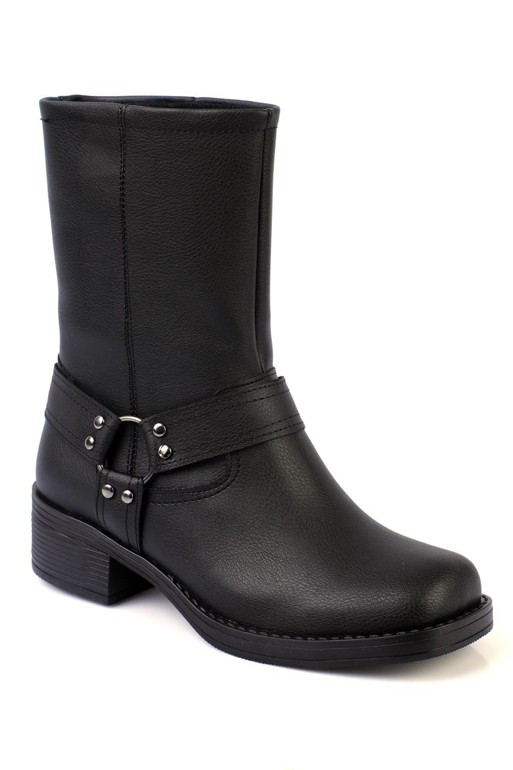 Capone Outfitters KU505 Women Black Boot