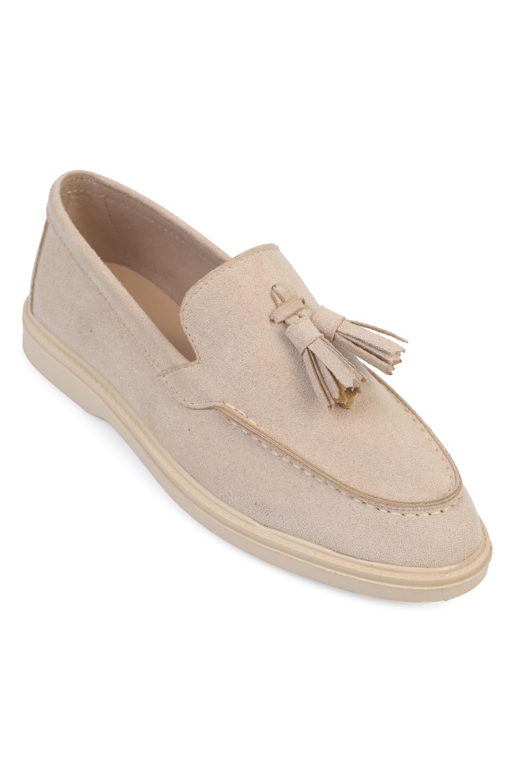 Capone Outfitters L001 Women Sued Beige Loafer