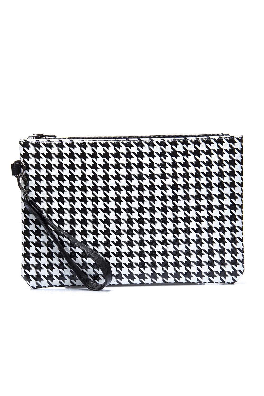 Capone Paris Houndstooth Pattern Women Houndstooth Wrislet