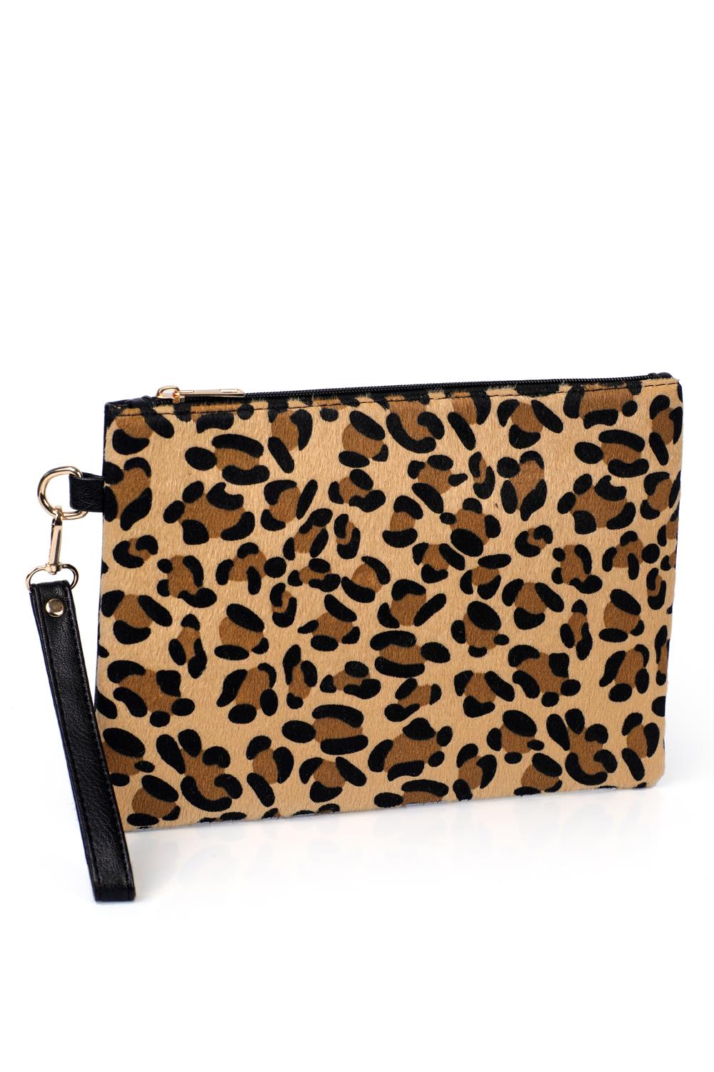 Capone Paris Mini Women Leopard Clutch Bag