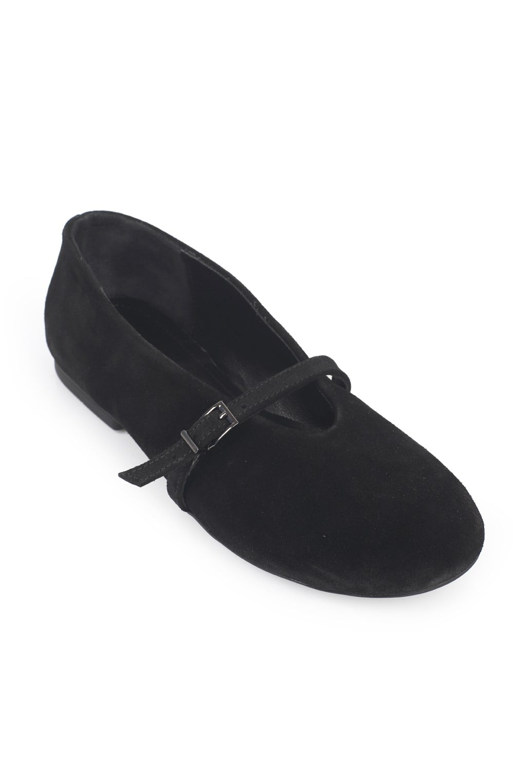 Capone Robyn Genuine Leather Women Black Ballet Flat